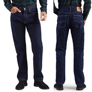 Levi’s 505 medium dark wash jeans